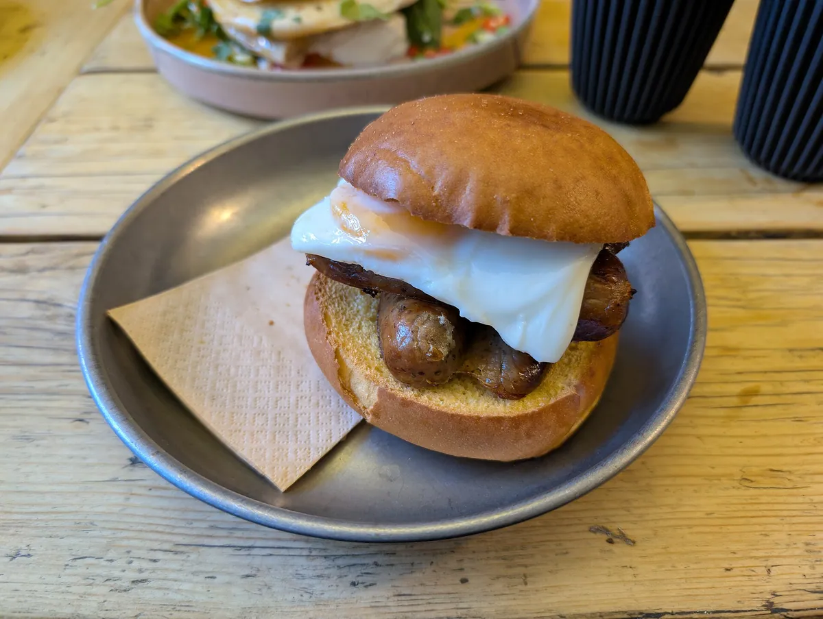 Gastropub food typical of The White Horse